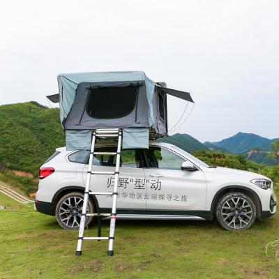 China Durable Waterproof Outdoor Camping Aluminum Top Block 4x4 Off Road Hard Shell Roof Top Tent For Sale for sale