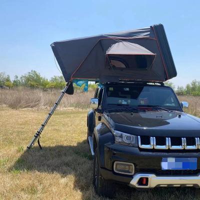 China Extended Type 4 Person 4wd Truck Car Camping Hardshell Aluminum Roof Top Tent For SUV for sale