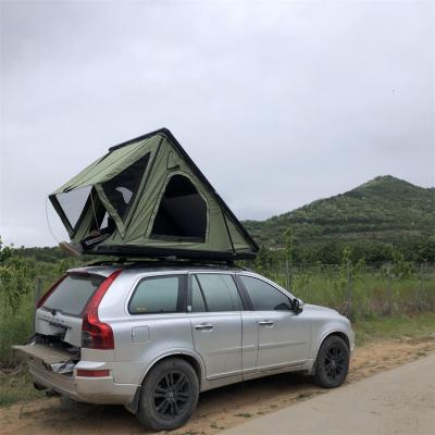 China Straight Tether Type Car 2021 SUV RTS Hard Aluminum Clamshell Truck Roof Top Tent Roof Top Tent for sale