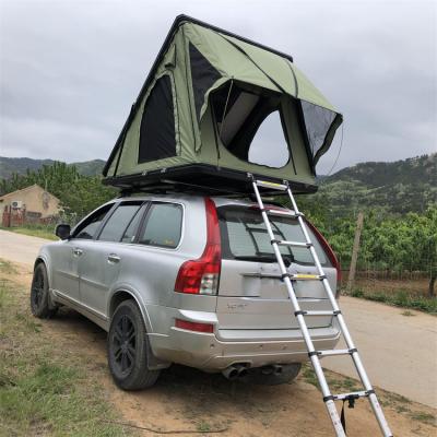 China Straight Brace Type 3 - 4 Person Car SUV Truck Auto Top Aluminum Hard Shell Roof Top Tent Sale for sale