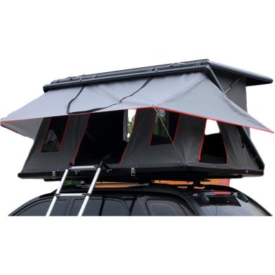 China Straight Tie Type Clam Shell Camping Car Roof Top 2 or 3 Person 4x4 All Terrain Tent For Sale for sale