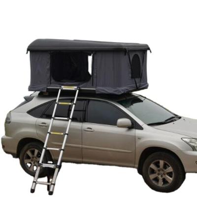 China Diagonal Bracing Type Rooftent Solar Panel Jeep Car SUV Truck Insulated Hard Shell Roof Top Tents For Camping for sale