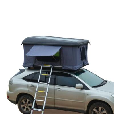 China Diagonal Bracing Type Offroad Outdoor Camping 4x4 Trailer Car Roof Top Tent Hard Shell With Solar Panel for sale