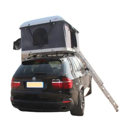 China Diagonal Tie Type Fiberglass Auto Shell Car Roof Top Tent Hard New Design Vehicle Adventure Roof Top Tent For Camping for sale