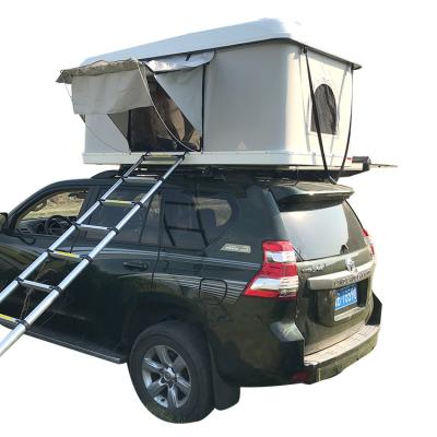 China Straight Tether Type 2022 2 Person Off Road Outdoor SUV Auto Camper Hard Shell Roof Top Tent for sale