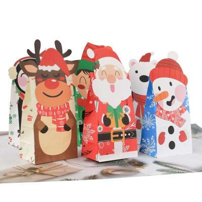 China Good Quality Recyclable Rust Peels Christmas Gift Wholesale Holiday Reusable Shopping Bags for sale