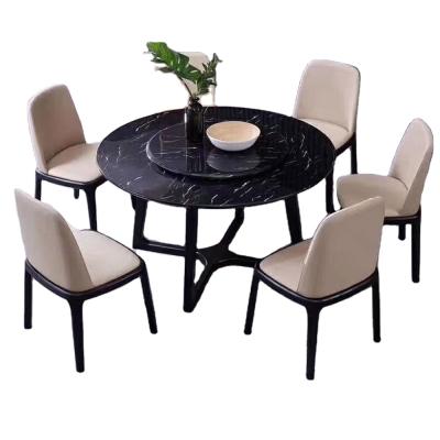 China / High Quality Fashionable Exquisite Luxury Large Dining Table Set Marble for sale