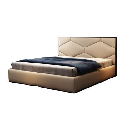 China Modern Furniture Soft Queen Size Bed Frame With Storage for sale