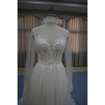 China White Wedding Gowns Breathable Professional Gown Manufacturer Bridal Luxury Wedding Dress for sale