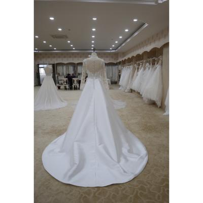 China New Type Breathable Cheap Simple Women Wedding Dresses Made In China for sale