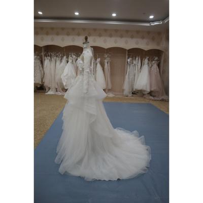 China Factory sale breathable various long sleeves 2022 summer wedding dress wedding dress for sale