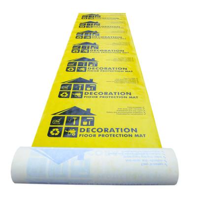 China Decoration floor protection film paint moisture proof nonwoven fabric finished floor protection film for sale