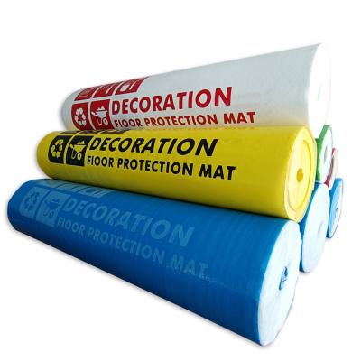 China Moisture Proof Woven Cloth Plus Protection Eva Woven Cloth Opp Cotton Cloth Tiling PVC Woven Protective Film for sale