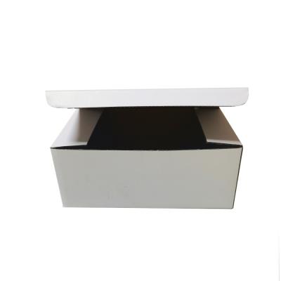 China Recyclable Paper Box Tube Packing White Cardboard Pie Boxes Custome Foldin Paper Mailing Box for sale