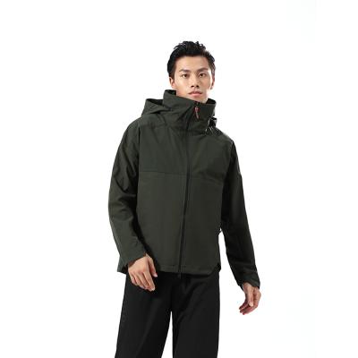 China Latest QUICK DRY Soft Shell Men Jacket Black Color Zipper Up Fashion Anorak Jacket For Sale for sale