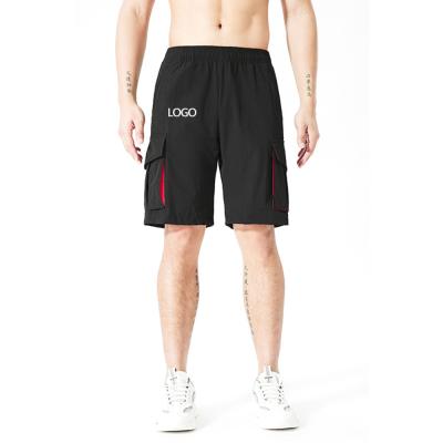 China 2021 high quality Anti-wrinkle men's workout sporty nylon sports cropped pants running shorts quick dry for sale