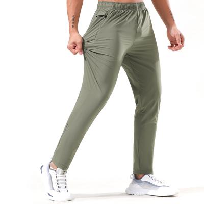 China Anti-wrinkle men fitness sports casual wear comfortable running pants for sale