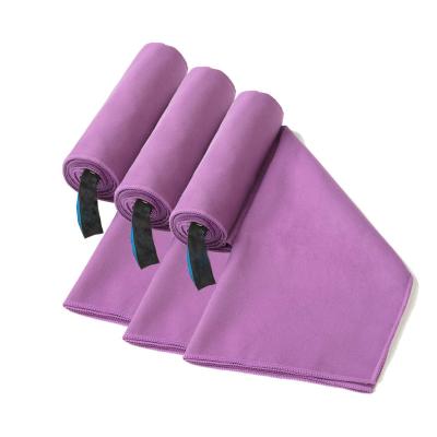 China Absorbent Cheap Exercise Microfiber Sports Towel Custom Foldable Yoga Mat Towel for sale