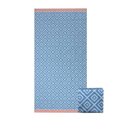 China Het Embleem van de Handdoekponcho compact beach towel with van de Mensen van Sandlessmicrofiber Te koop