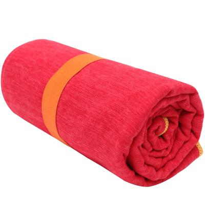 China Red Breathable Cooling Yoga Gym Microfiber Sports Towel 70x140 for sale