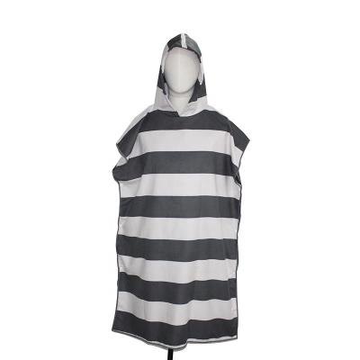 China Het Strand Veranderende Robe van douanelogo swimming poncho adults towelling Te koop