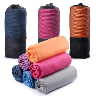 China Hochabsorptionsfähiges, weiches, rechteckiges Mikrofiber-Sueßhandtuch für Sport zu verkaufen