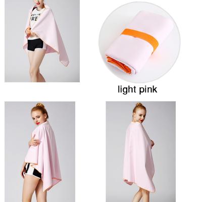 중국 High Absorbent Sports Sweat Towel Absorbent Quick Drying Microfiber Suede Towel In pouch 판매용