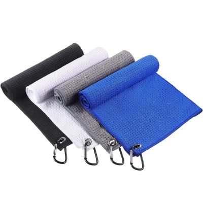 China large golf tour towels magnetic custom microfiber sports golf fishing towel en venta