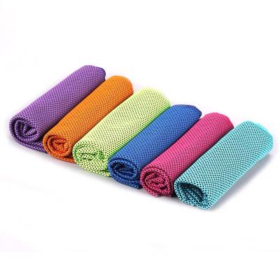 China Gym Sweat Cool Towel Microfiber Polyester Ice Sports Cooling Towels With Custom Logo for sale