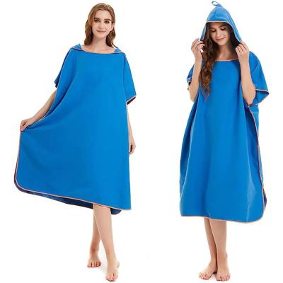 China Solid Color Microfiber Poncho The Ultimate Protection for Rainy Days for sale