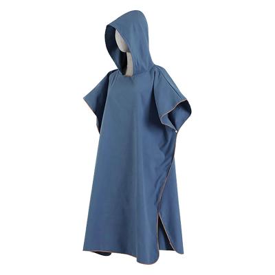 China groothandel rpet materiaal strand zwem microfiber poncho handdoek gehuld surf custom Te koop