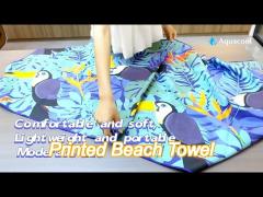 custom sublimation printed beach towels swim quick dry towel with mesh beach bag for beach towel