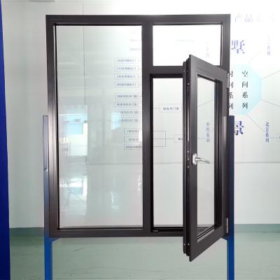 China Sliding Aluminum Profile Windows Double Glass With Argon Window for sale