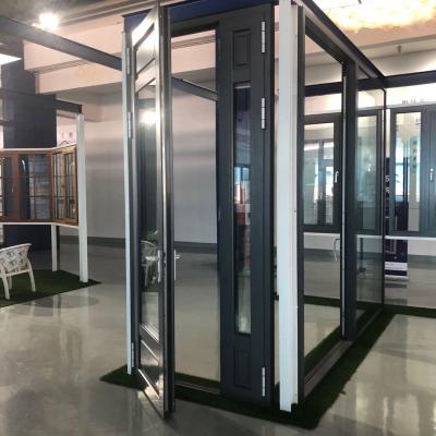 China Aluminum doors chinese mom and son door with 10 years warranty for sale