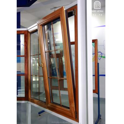 China popular fixed and aluminum german style wooden windows for tilt and turn window for sale