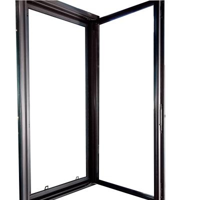 China Sliding Double Panel Aluminum Casement Window With German Hardware for sale