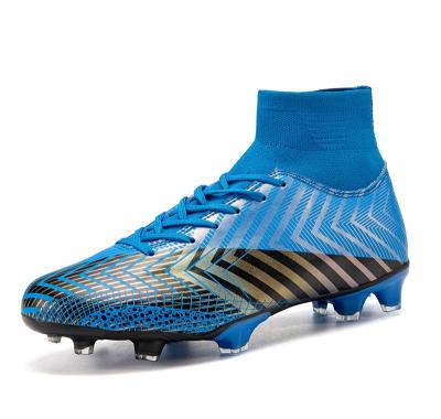 China High Quality Leisure China Supplier AG Indoor Soccer Game Training Kids High Top Soccer Cleats Shoes for sale