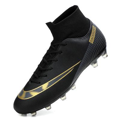 China Wholesale Fashion High Top Style Breathable Soccer Outdoor Sport Shoes Soccer Football Boots Shoes for sale