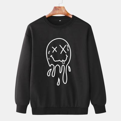 China Wholesale QUICK DRY Super Fashion Smile Face Printed Men's Hoodies And Sweatshirts O Neck Cotton Sweater Men Hoodie for sale