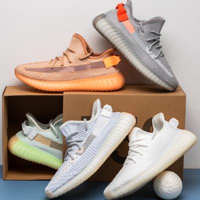 China Cushioning 2021 All Styles 1:1 Original Reflective High Quality 350 Sneakers yeezy350 Logo Boxes Original V2 Yeezy Men Sneakers Women for sale