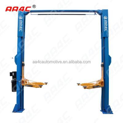 China AA4C 12000lbs 5.5T hydraulic single side manual open 12000LBS gantry 2 poles overhead groundless vehicle lifts AA-2PCF55S 5.5T for sale