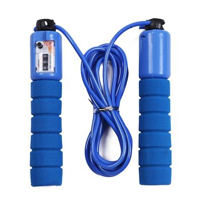 China Strong Elasticity Exercise Digital Jump Rope Weighted Cordless Jump Rope With Counter for sale