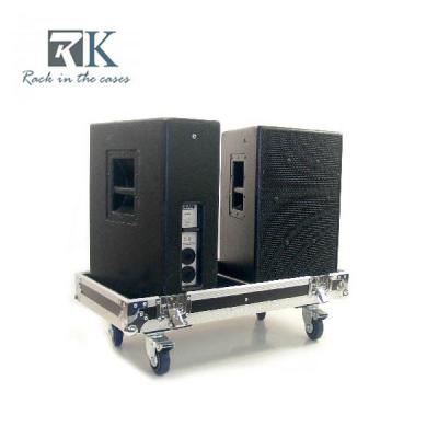 China resistant & RKQSCK12SCDC China Dual Flight Case Speaker Case For QSC K12 For Sale for sale