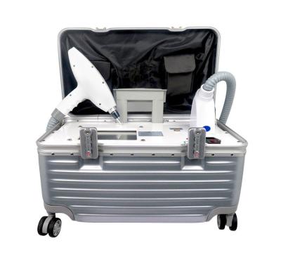 China Portable Dye Removal Laser ND Yag Laser Beauty Machine Tattoo Removal Laser Device for sale