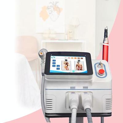 China Dye Removal 2in1 Diode Laser Hair Tattoo Removal Beauty Machine 808 NEW for sale