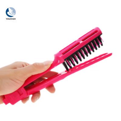 China Professional Hair Straightening Brush For Straighter 22.5*4cm for sale