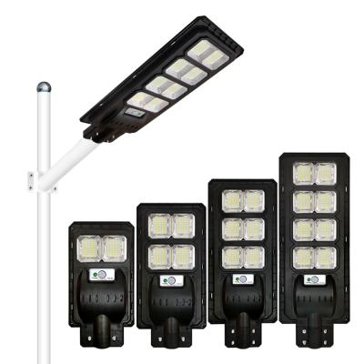 China ROAD KEMOS motion sensor outdoor 30w 60w 90w 120w ABS plastic all in one LED solar street light for sale