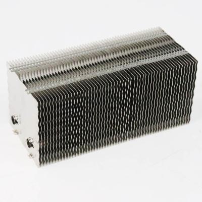 China Aluminum Profile Wave Type Radiator Loop Fin For Radiator for sale