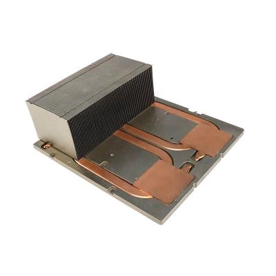 China Custom Processor Loop Fin Heatsink As Per Design Zipper Heatsinks Aluminum Heatsink for sale