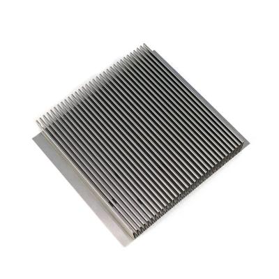 China Electric Aluminum Radiator Heatsink Extrusion Profile Bent Fin Radiator for sale